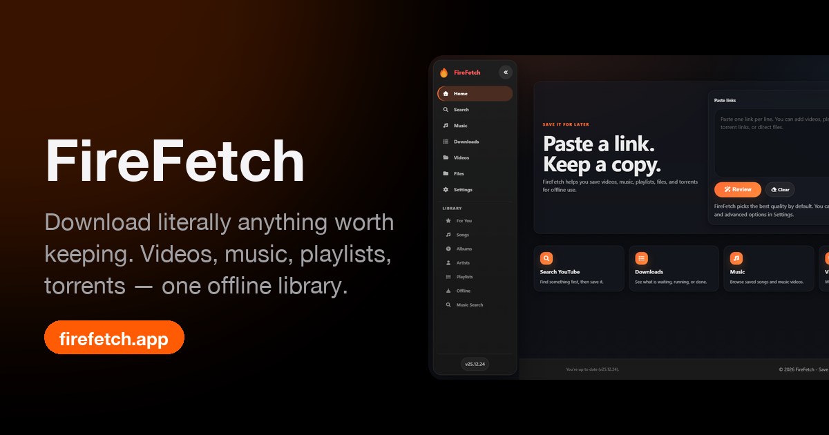 FireFetch screenshot